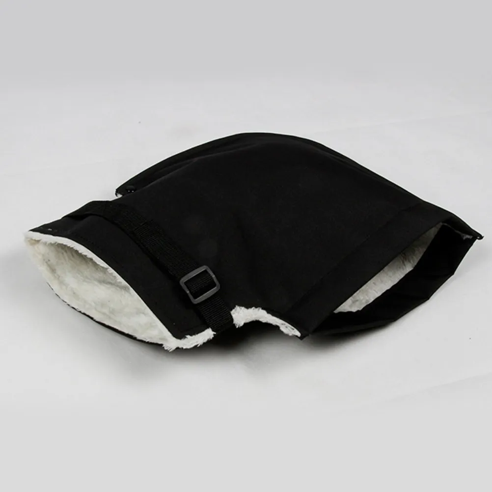 2Pcs Waterproof Motorcycle Handlebar Gloves Windproof Thermal Cover Cold Weather Snowmobile Gear Small Motorcycle Gloves
