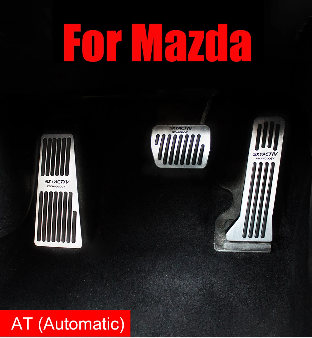 Für Mazda 2 3 6 BM GJ GL CX-5 KE KF CX3 CX7 CX8 CX9 Axela ATenza 2012-2022 2023 2024 Auto Gaspedal Fußstütze Pedal Pad Abdeckung – Detail 3