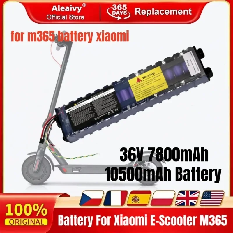 

Новая аккумуляторная батарея 36В 10.5Ач для Xiaomi M365/Pro/1S, специальный аккумуляторный блок 36В, запас хода 30 км, BMS+зарядное устройство, аксессуары для самокатов