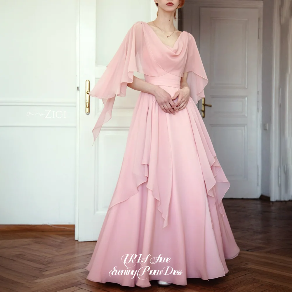 IRIS Customized Pink Chiffon H - Women'S Holiday Formal Wear 评论和价格