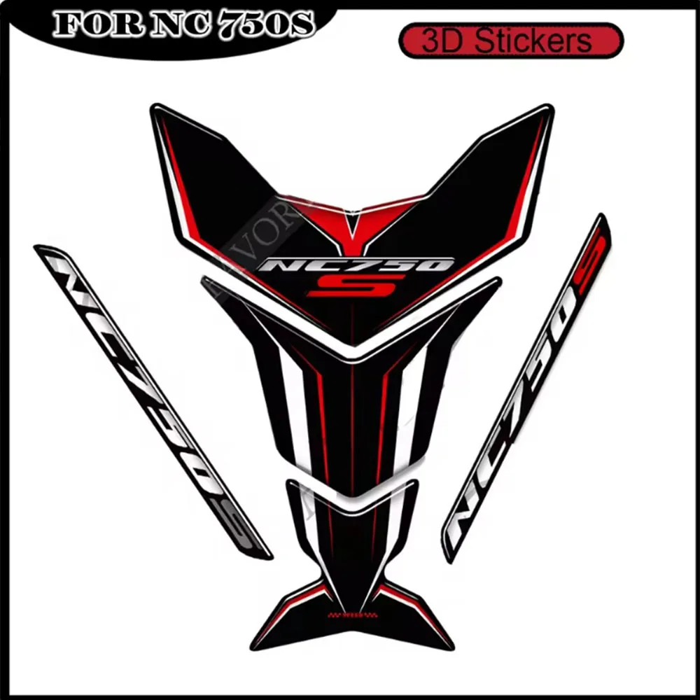 

2016 2017 2018 2019 2020 2021 Motorcycle Tank Pad Stickers Decals Helmet Protector Fairing Emblem Logo Badge For Honda NC750 S
