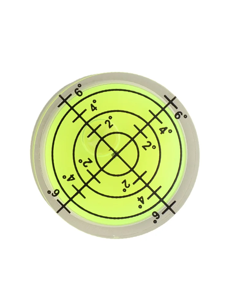 1Pc 32mm Bubble Level For Spirit Bubble Degree Mark For Level Round Circular Measuring Meter  LCD Mounts Set-top Boxes