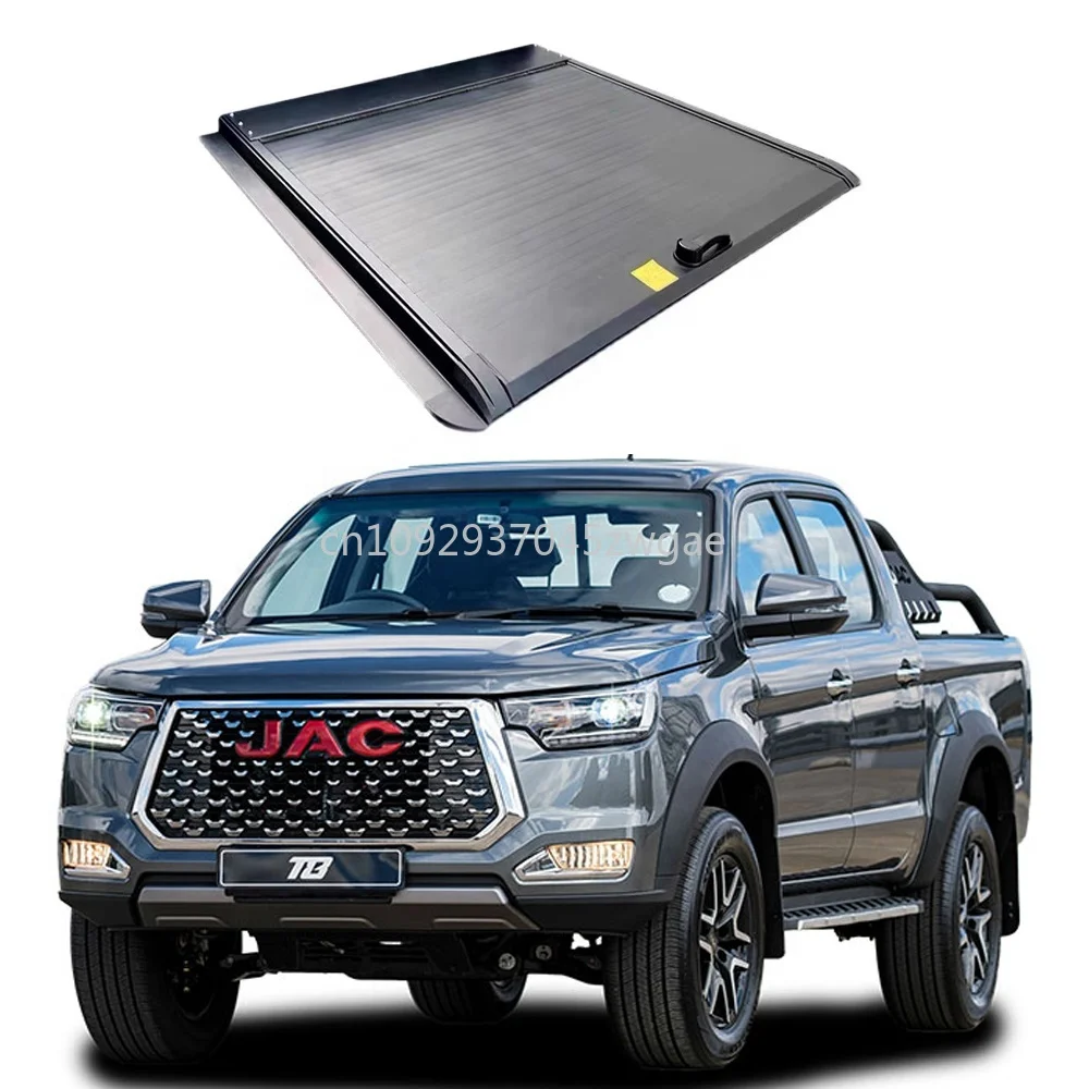 Thickened Aluminum Alloy Material Pickup Back Retractable Tonneau Cover Roller Shutter Lid For JAC T8 Pro 2018-2024 Dr Pk8