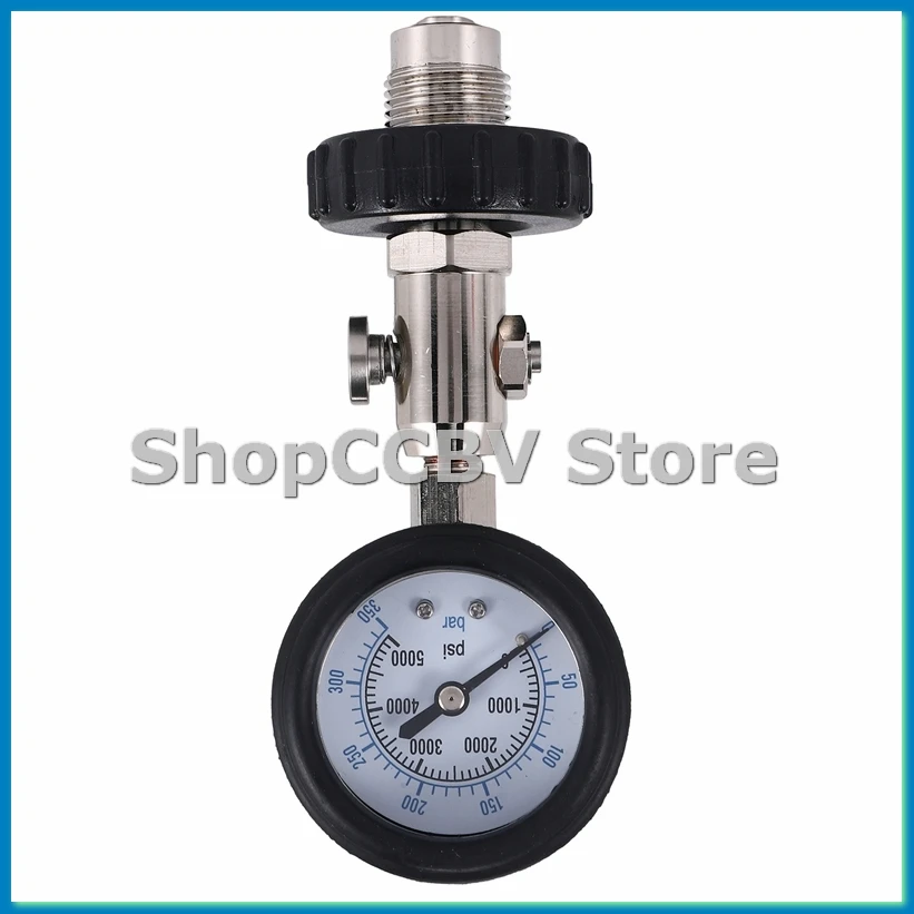 

Новый прибор для проверки давления воздушного бака DIN для подводного плавания с манометром 350 бар, манометр с ручкой-A50M