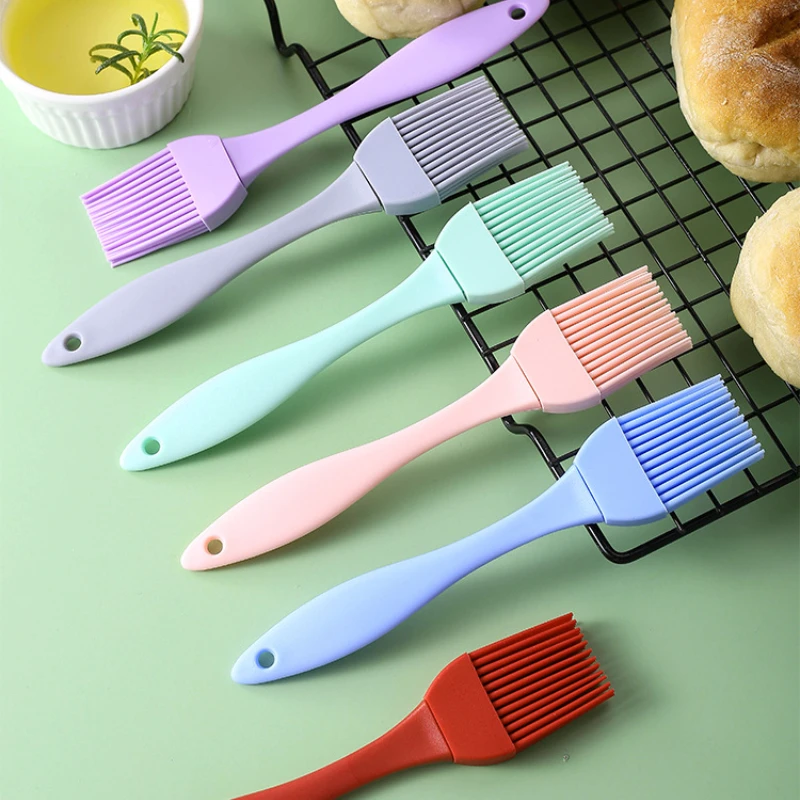 High Temperature Resistant Silicone Oil Brush Bread Chef Brush Pastry Oil Cooking Smear BBQ Brush Seasoning Brush