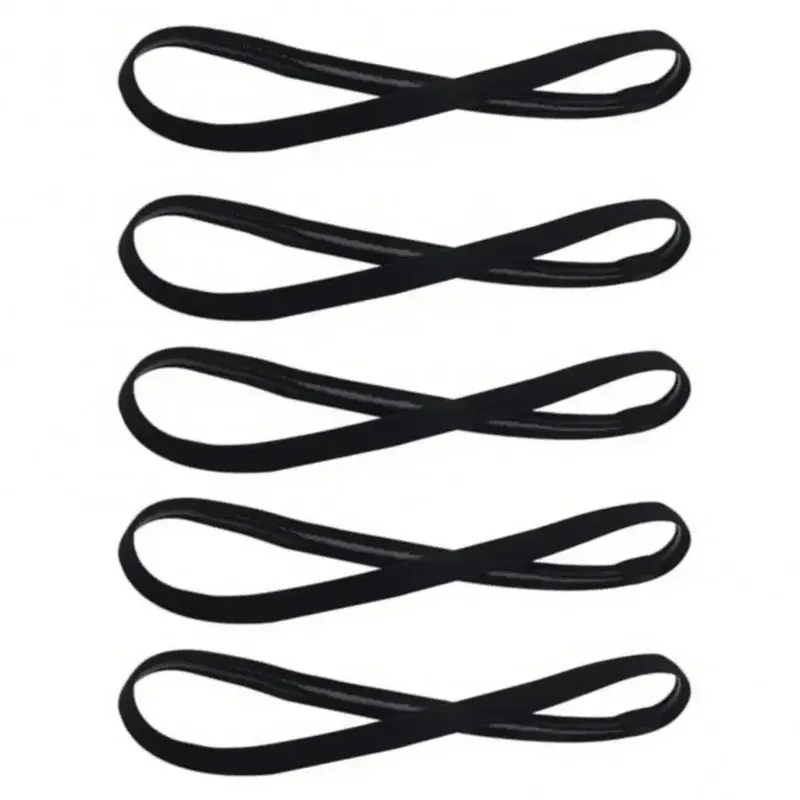 4Pcs Candy Color Women Men Yoga Hair Bands Sports Headband Girls Sport Anti-slip Elastic Rubber Sweatband Football Running