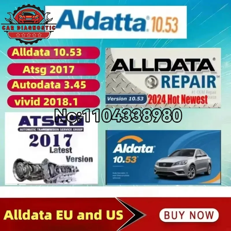 2026 HOT! sale! Alldata Repair Software 10.53 All Data Automotive Tech Latest Offline Software Autodata 3.45 atsg 2017 Send Link