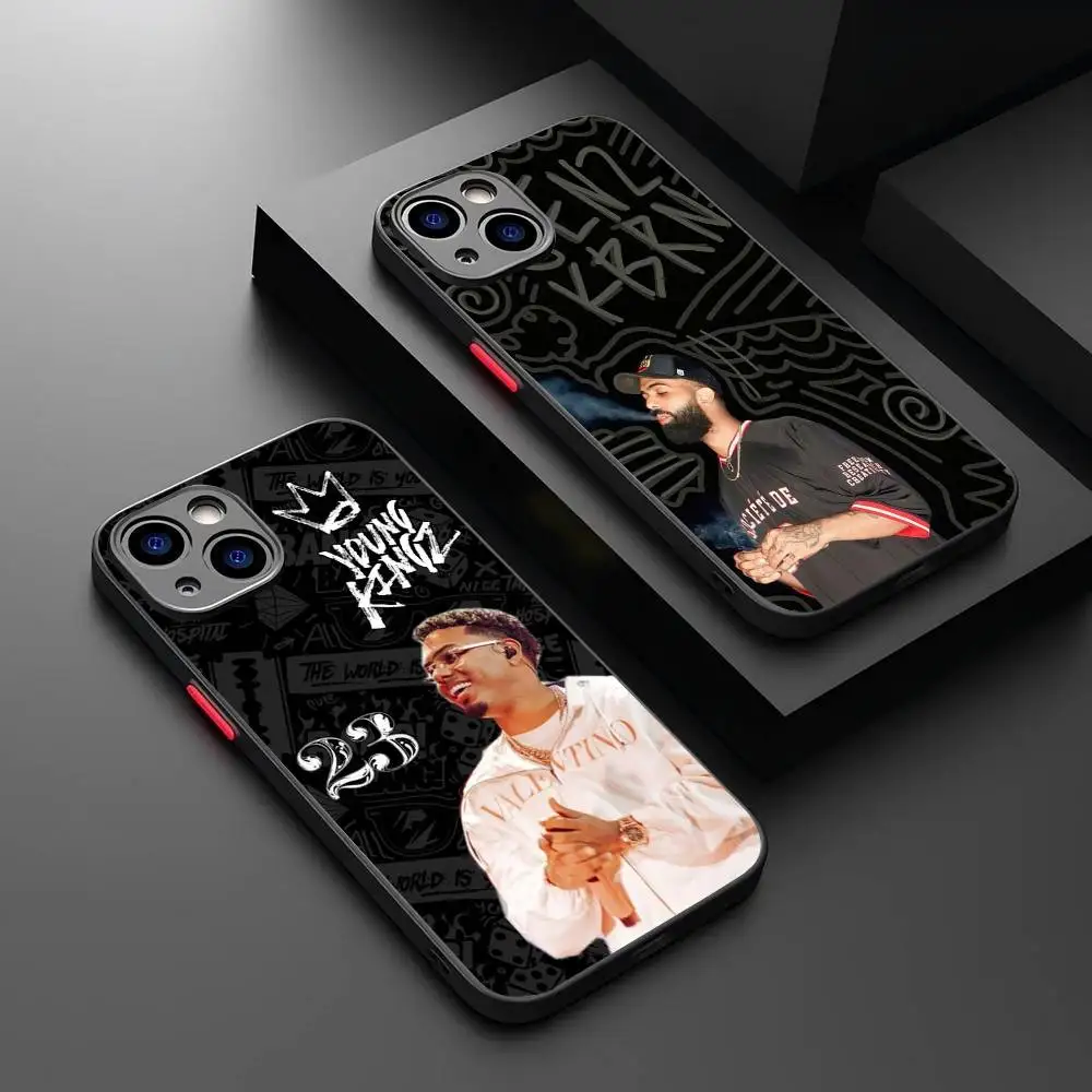 

E-Eladio C-Carrion Sauce Boyz For IPhone 16 15 14 13 12 11 Pro Max X XS MAX Plus Translucent Black Phone Cover