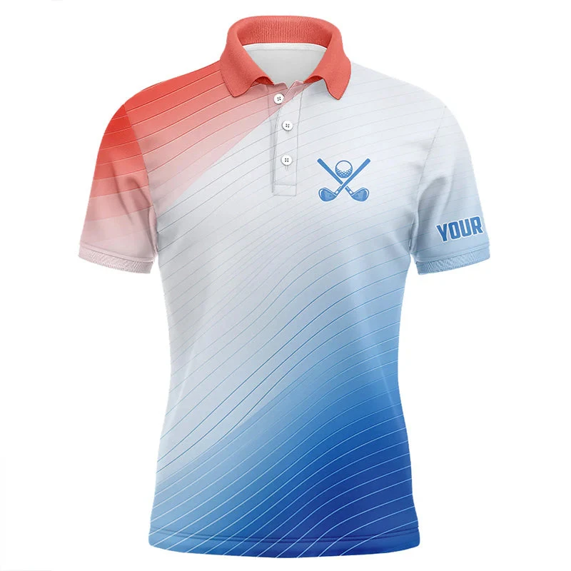 

Men's Women's 3D Print Simple Design Golf Polo Shirt Custom Team Name Short Sleeve Laple Tees Loose Casual Sports Unisex Clothes