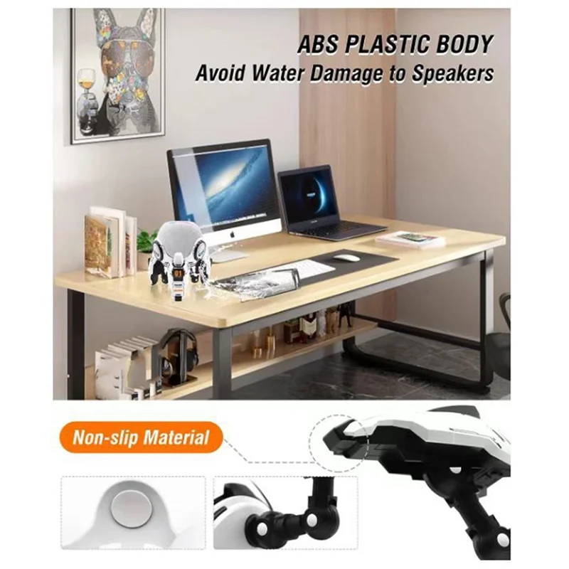 A93P Mini-Ständer, Lautsprecherständer, Homepod, platzsparend, Echo Dot 4./5. Generation, Alexa Dot 4./5. Generation, Schwarz