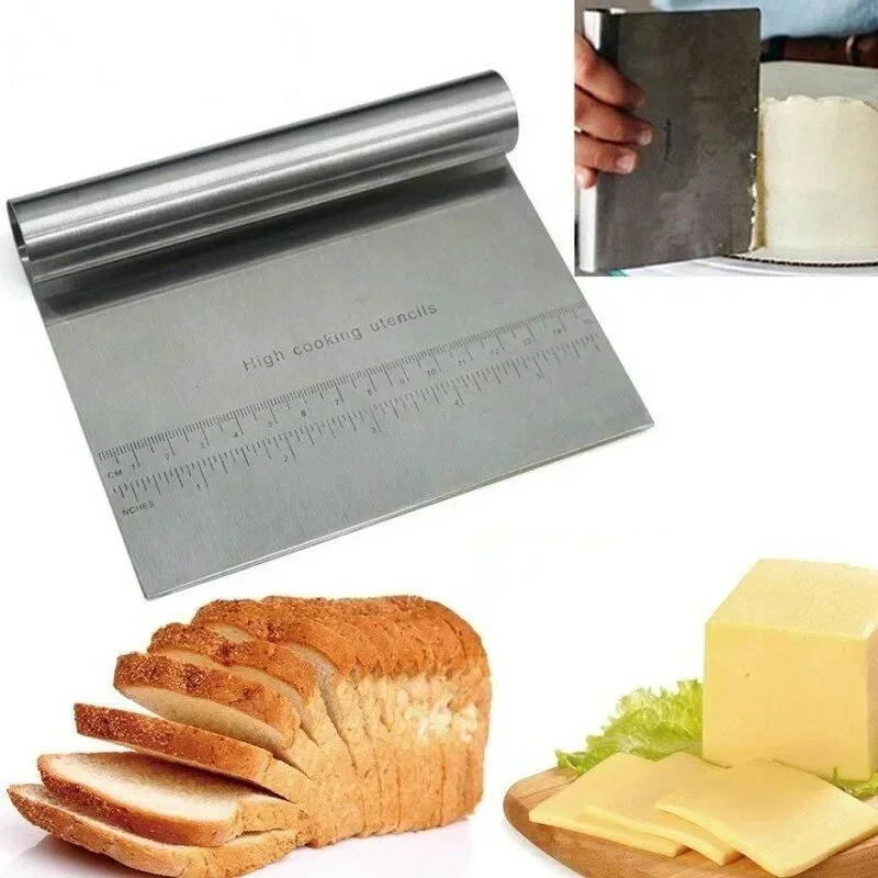Stainless Steel Pizza Cutter Scraper 2