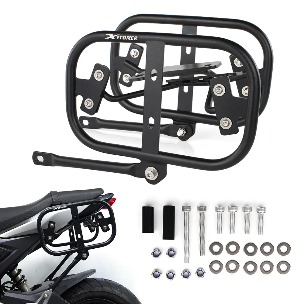 

Fit For Honda Grom 125 MSX 125 Grom MSX125 2016-2020 Motorcycle Side Luggage Rack Bracket Side Bag Pannier Saddlebag Holder