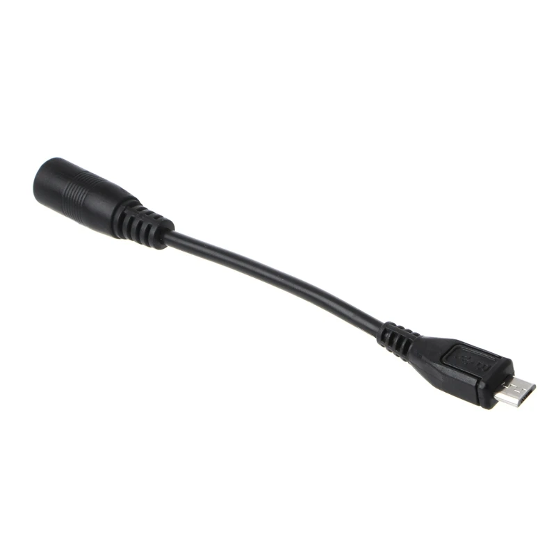 5.5x2.1mm for DC Power Plug Waterproof for Jacket Female To Micro USB Male Adapt