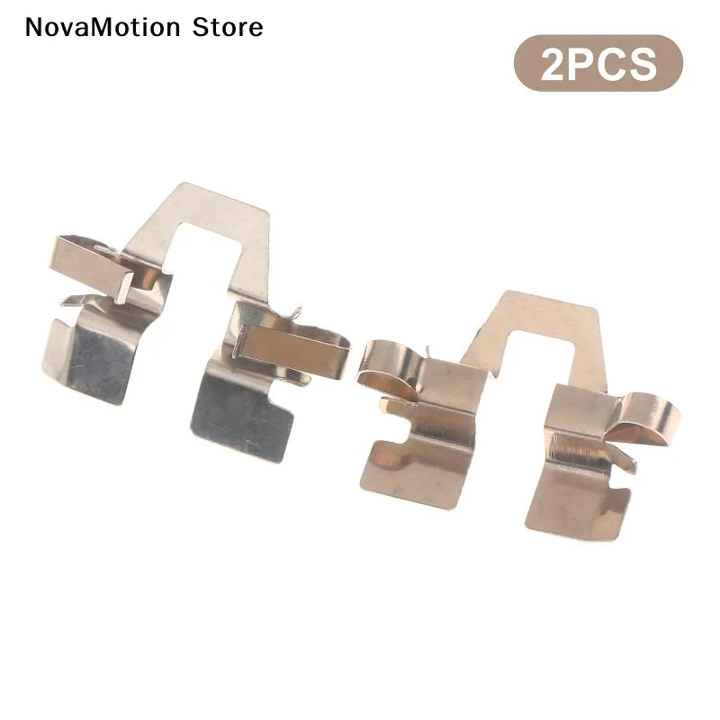 

[NM]2Pcs Motorcycle Caliper Lower Pump Brake Pump Stainless Steel Spring Plate Motorcycle Caliper Brake Pads[NM]