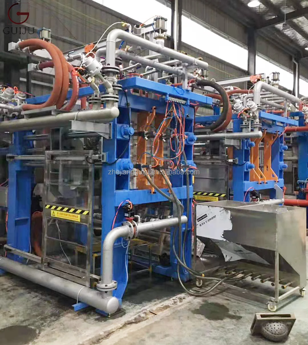 GUIJU EPS Macchina per schiuma Fabbrica Macchina automatica per polistirolo Polistirene EPS Schiuma Casco che fa macchina Linea di produzione schiuma