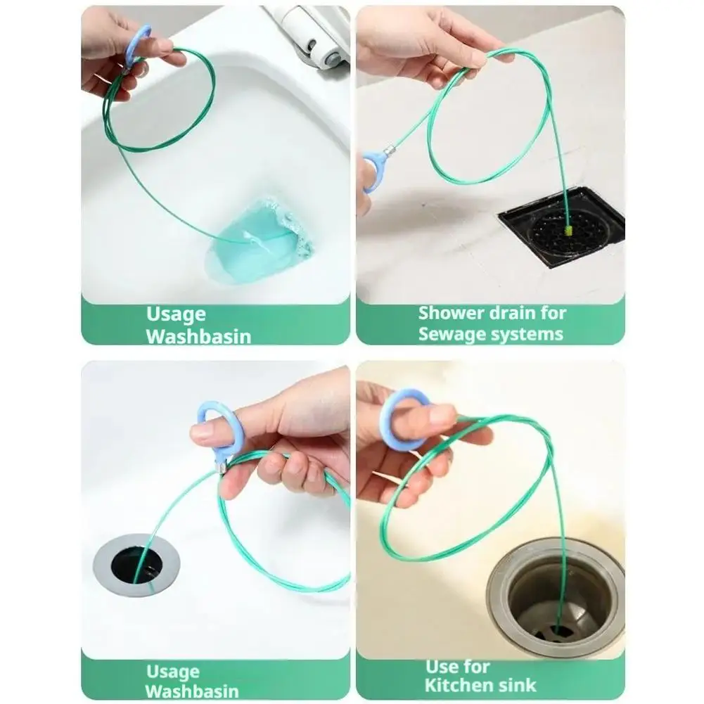 1 Set Auto-Abflussreiniger Reinigungsbürste & Spritzen Ölpumpe mit Schlauch Universelles Auto-Schiebedach-Abflussreinigungsset Lochverstopfungsbürste – Detail 14