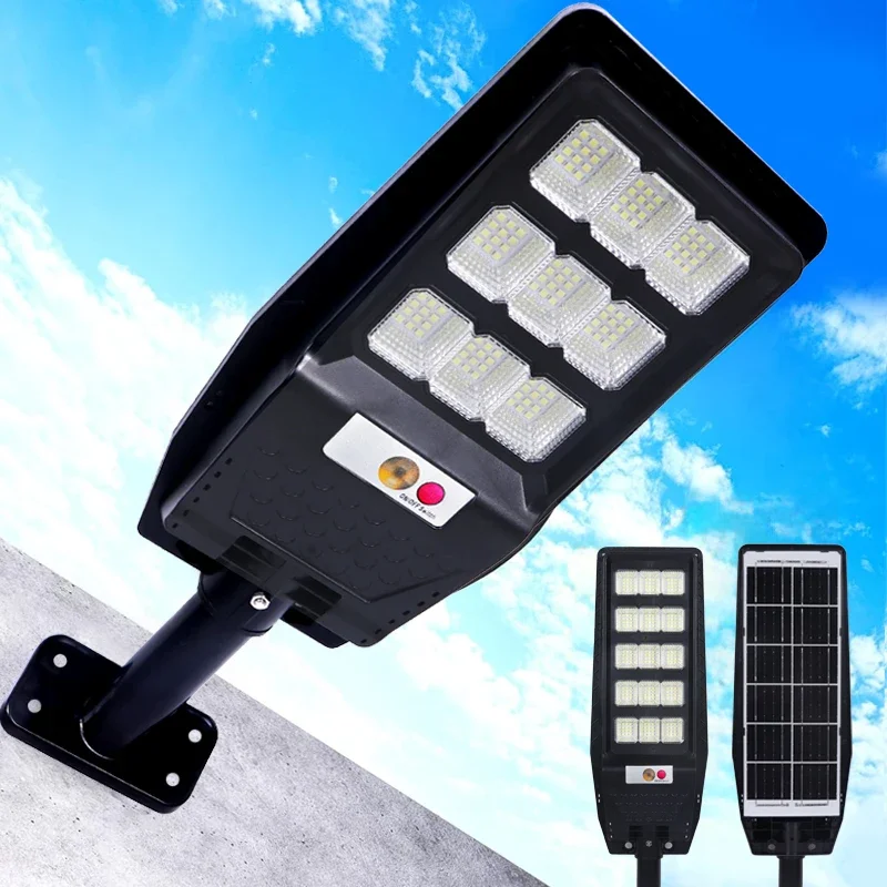 Powerful Solar Lights Solar Street Lights Outdoor Solar Lamp Motion Sensor Solar Lamps Waterproof Solar Garden Light Street Yard