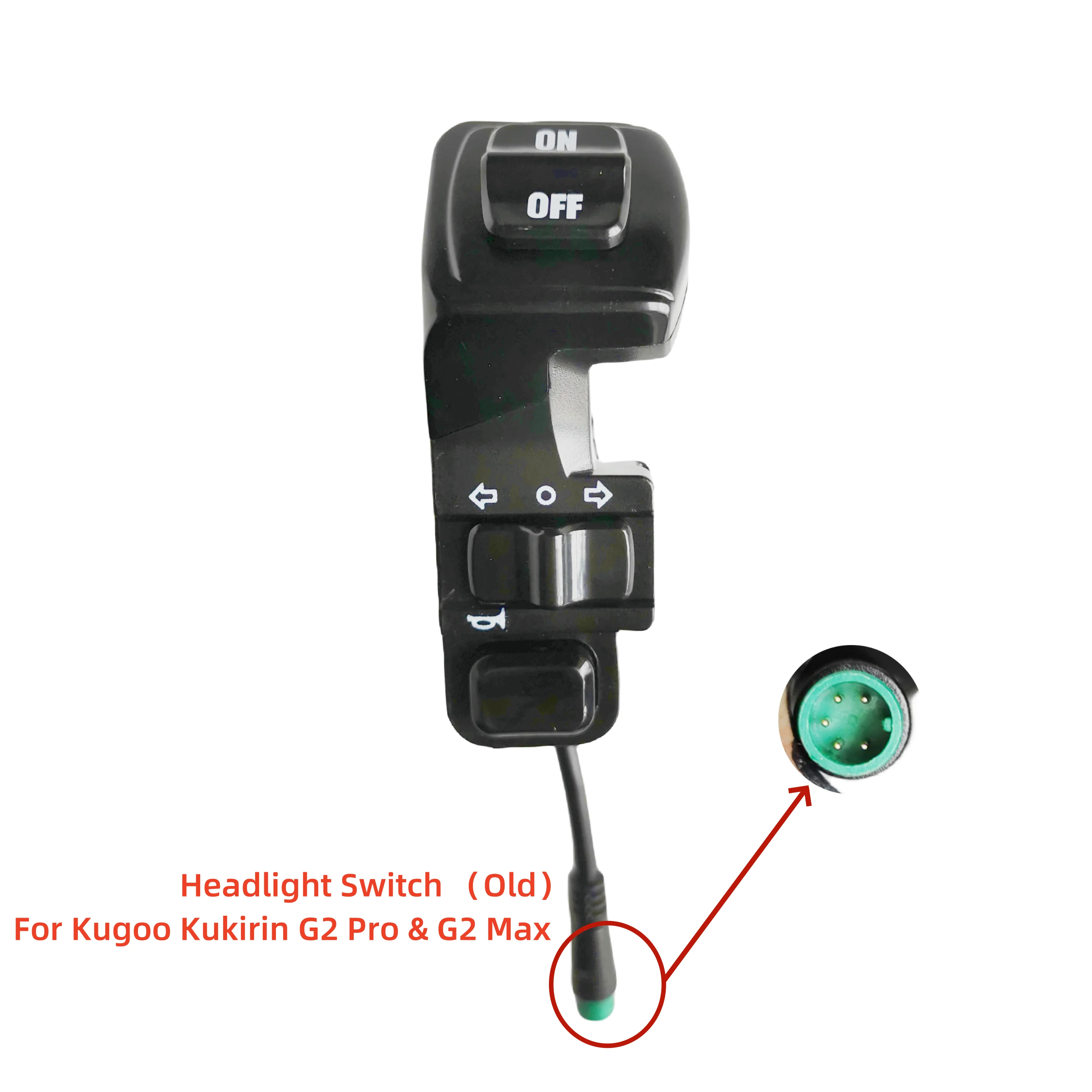 Original Headlight switch for Kugoo Kukirin G2 Pro/G2 Max Electric Scooter Turn signal switch Skateboard Horn button Accessory