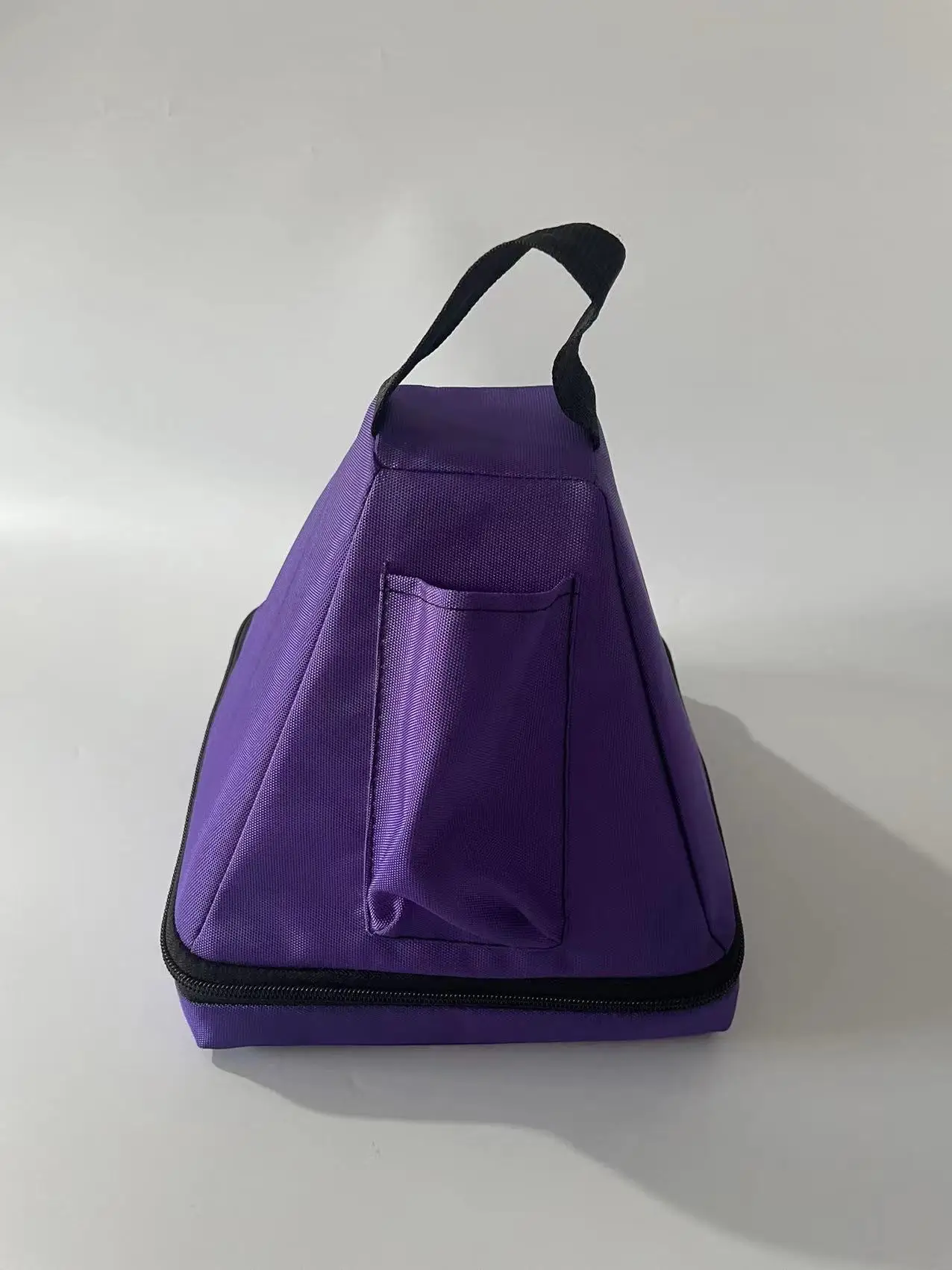 Crystal Singing Pyramid Traveling Carry Bag, Purple Case, 5 \