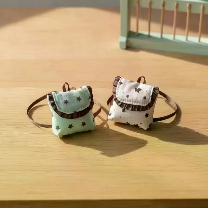 10-20cm Doll Backpack Model Mini Doll Dress Up Accessories Dollhouse DIY Decoration Pretend Play Toys
