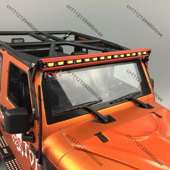 KYX Metal Shell LED Roof Light Bar 12V DIY Modified Lamp Frame Fit RC Crawler Simulation Off-Road Model Car