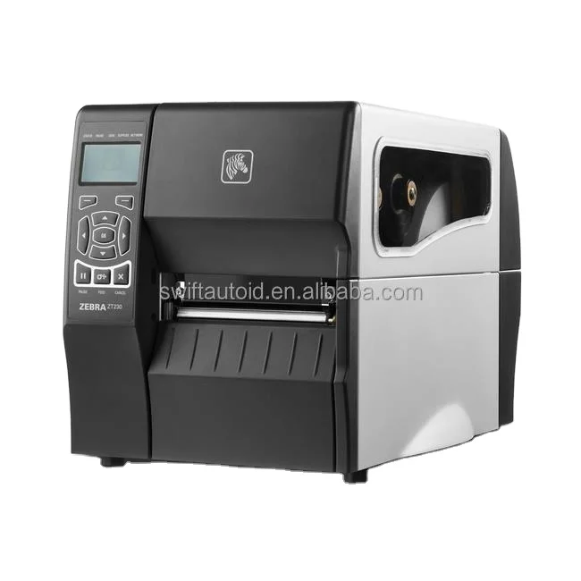 Zebra ZT230 Thermal Transfer Industrial Printer 203 dpi Print Width 4 in Serial USB Interfaces For Warehouse