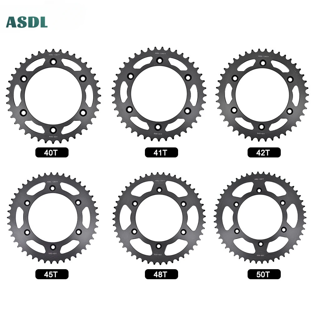 

520 40T 41T 42T 45T 48T 50T Rear Sprocket Gear Wheel Cam For KT/M 250 EXC Enduro EXC 250 2012-2018 EXC250 Six Days 2018-2021 19