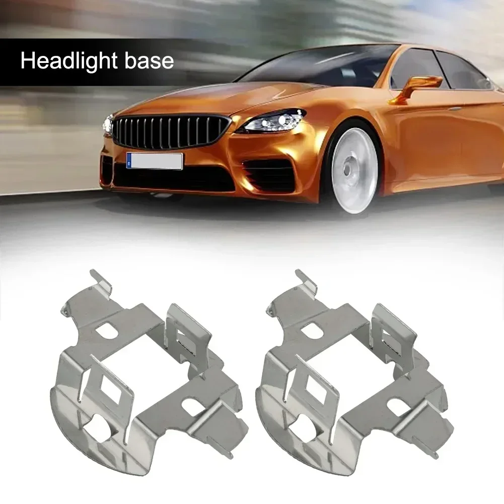 

2Pcs H7 LED Car Headlight Bulb Base Holder Adapter Socket H7 HID Headlamp Socket Metal Holder For BMW E60 5 Series For Mercedes