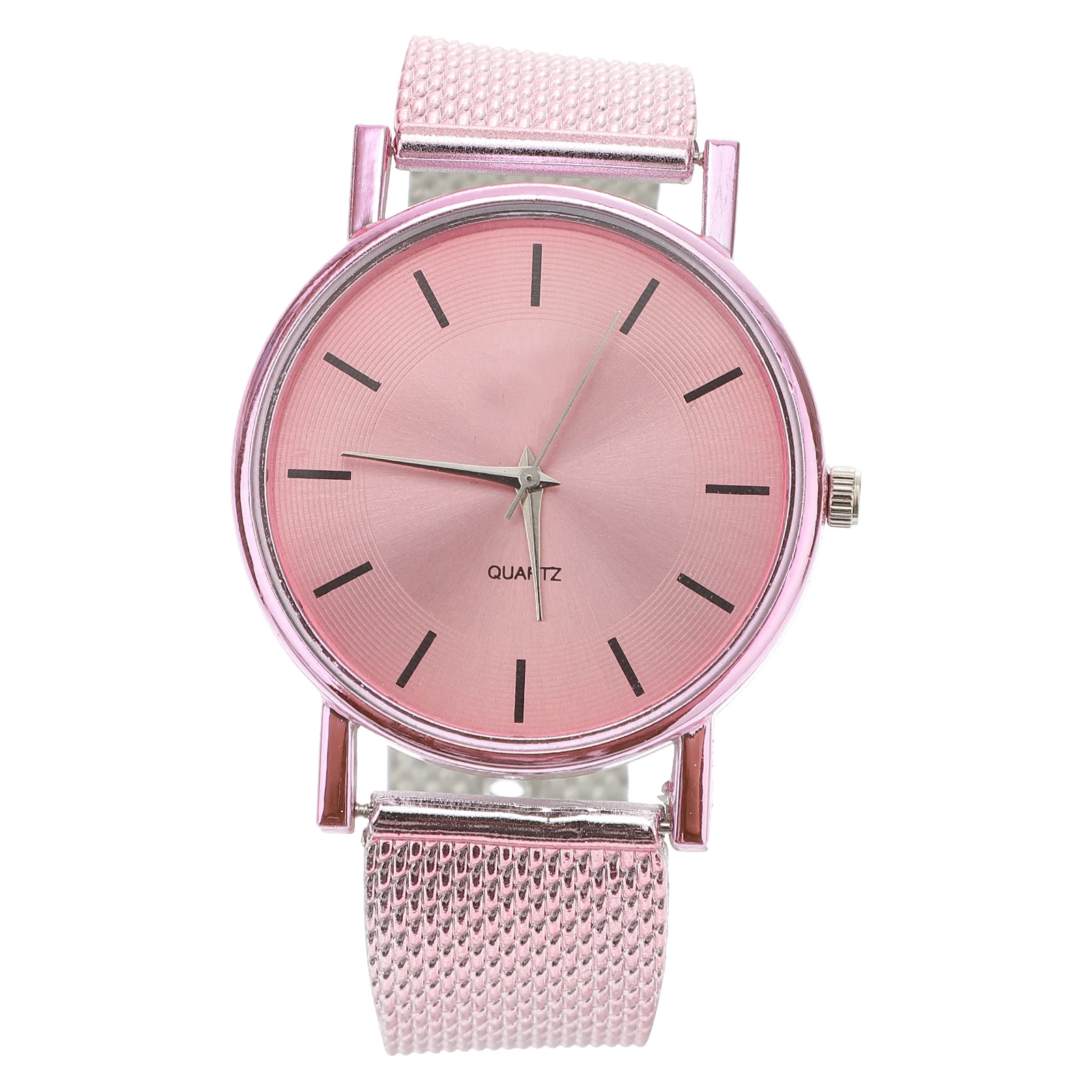 

Time Watch Quartz Fashion Business Wrist Mesh Straps Durable Elegant Lady Gift Valentine Business Quartz Watch Christmas