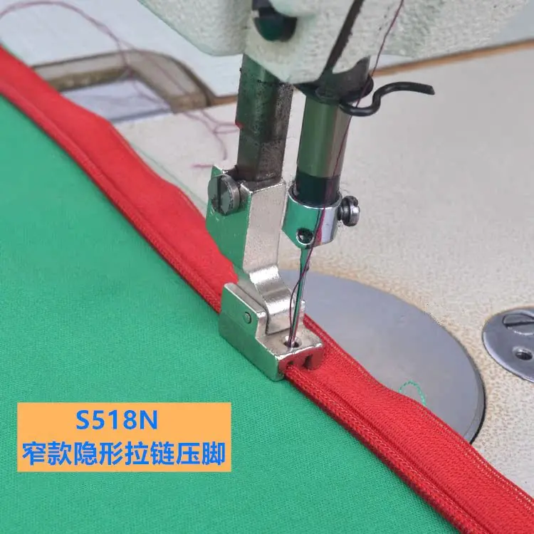 Flying Man Household Old-Fashioned Foot Pedal Sewing Machine Accessories Plastic Invisible Zipper Presser Foot