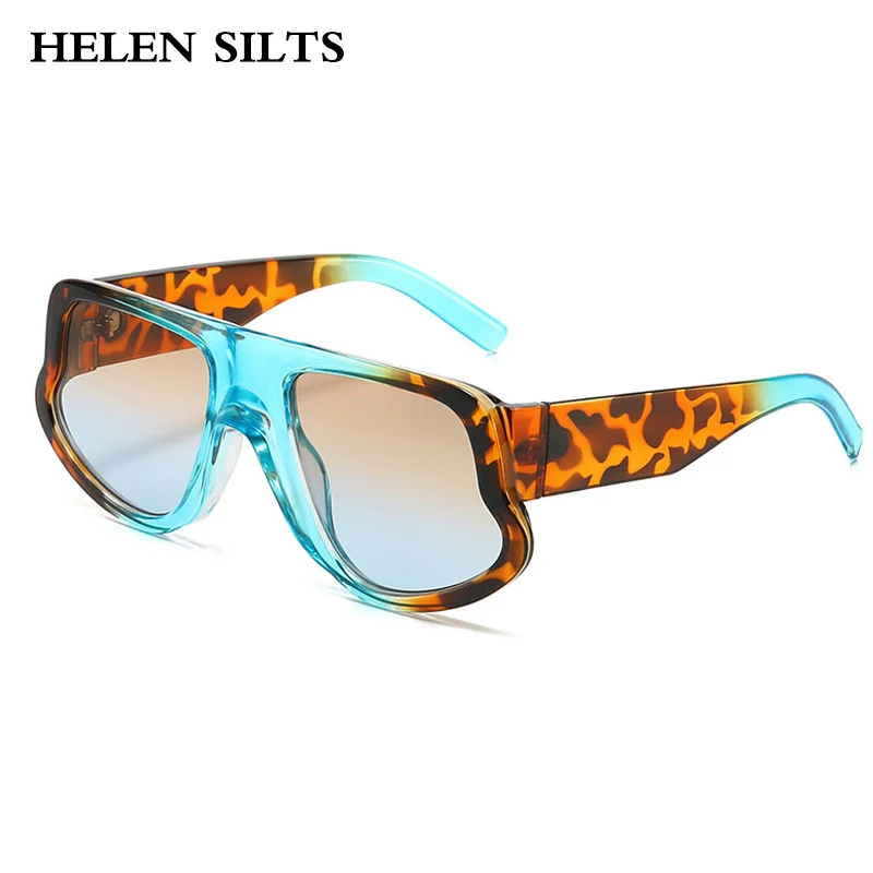 

Fashion Oversized Pilot Sunglasses UV400 Gradient One Piece Shades Unisex Retro Style Sun Glasses