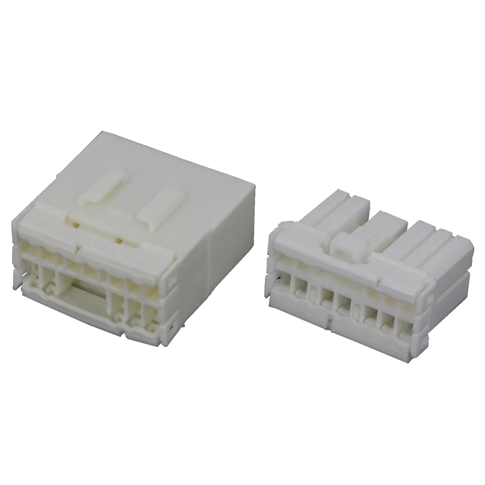 5 Sets 12 pin automotive harness white connector with  terminal with terminal DJ7121-1.8-11/21 12P connector