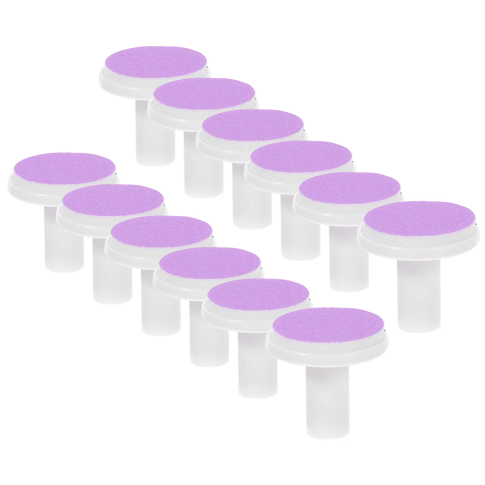 Electric Baby Nail Polisher Substituição Cabeça, Acessórios De Moagem De Reposição, Trimmer Pads, Lixa Aparadores, 12 Pcs