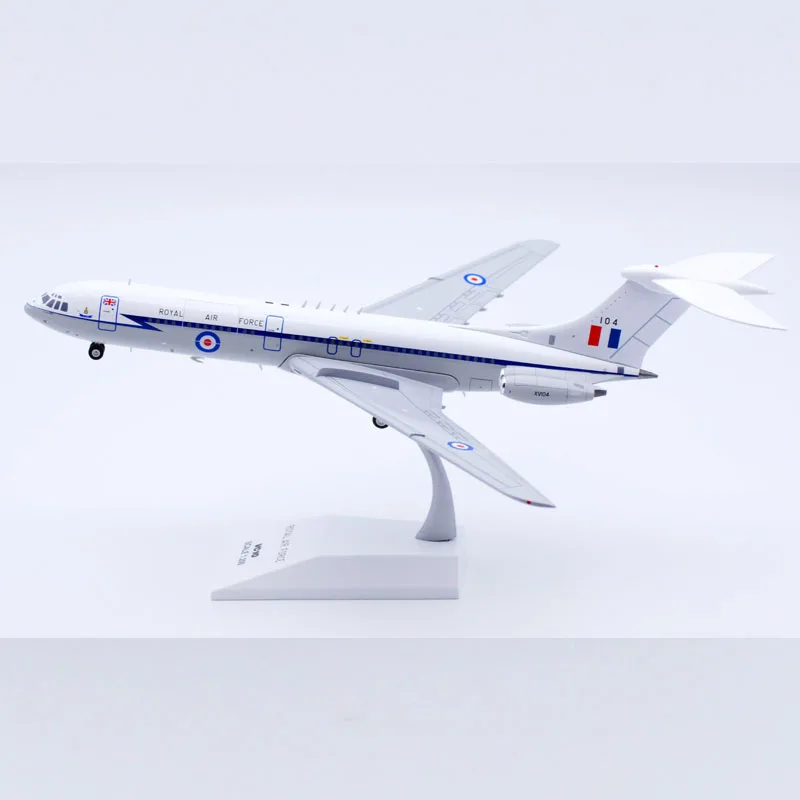 LH2386 Alloy Collectible Plane Gift JC Wings 1:200 Royal Air Force Vickers VC-10 C1K Diecast Aircraft Model XV104 With Stand