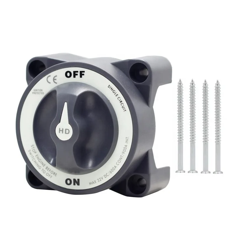 

Blue Sea Systems HD-Series 11003 Heavy Duty Dual Battery Switch 3 Position Selector Switch Disconnectors Blue Color