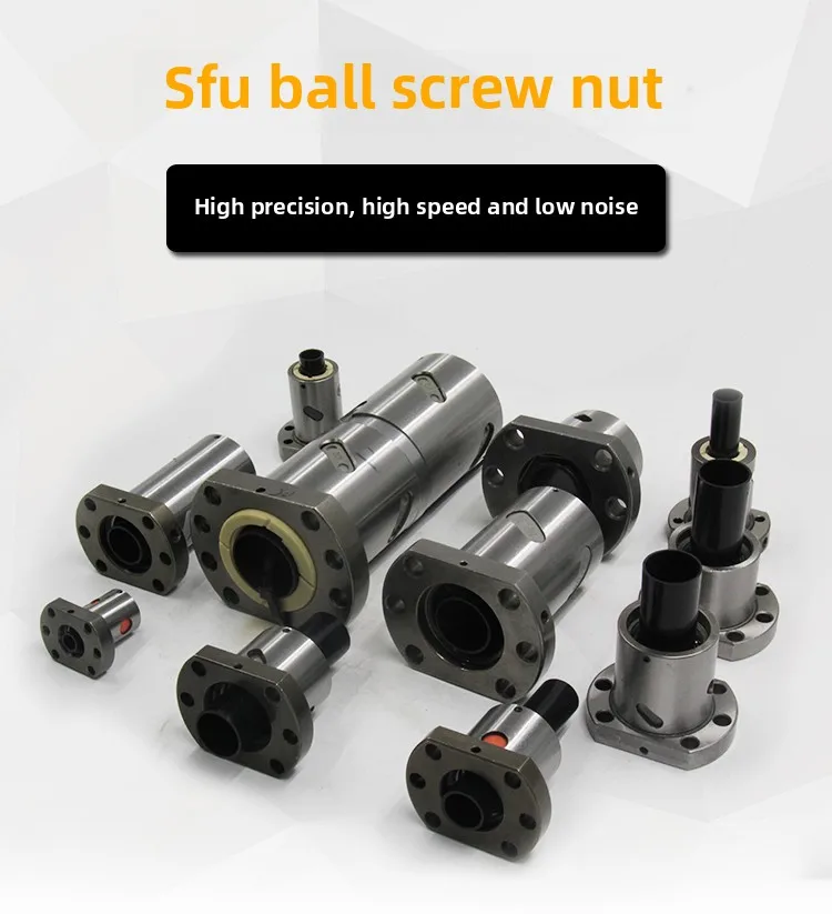 Hoge precisie kogelomloopspindel moer schroefset kogelmoer paar SFU1605 schroef Taiwan TBI2005