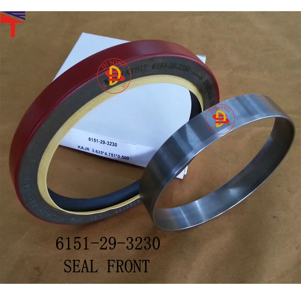 6151-29-3230 مانع تسرب الزيت الأمامي للعمود المرفقي 6251-29-4150 ختم الزيت الخلفي للعمود المرفقي لمحرك 6D140