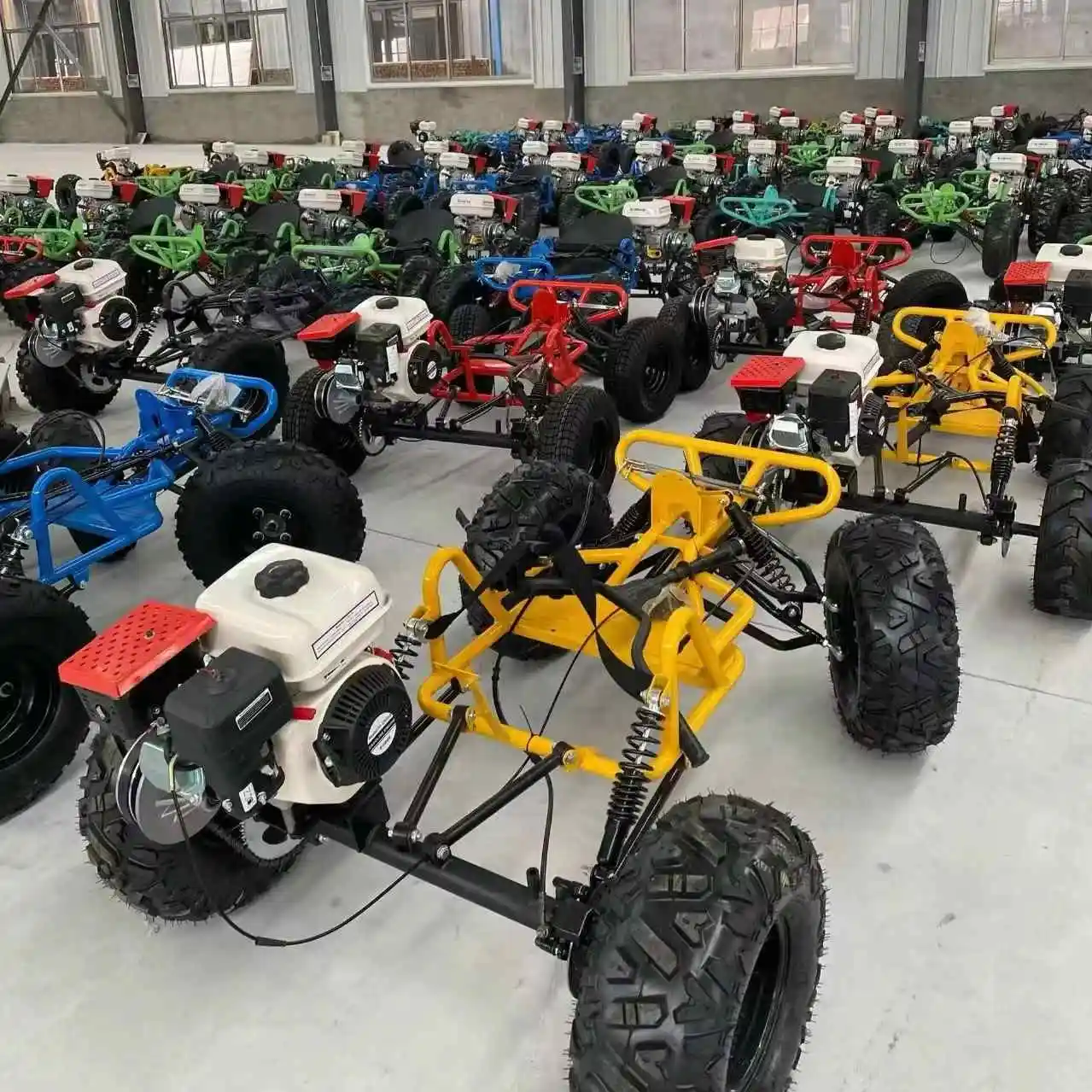 Hot Selling Dual Power Off Road Kart, 90cc/212cc Hand Start High Horsepower Structure for Adults Kids Outdoor Drift Racing Sport