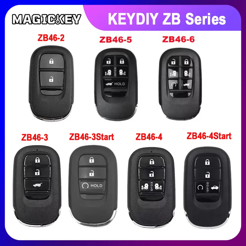 

KEYDIY ZB Series ZB46-2 ZB46-3 ZB46-4 Universal Smart Key for Honda Civic Accord Fit Crider CR-V HR-V ZR-V Odyssey Elysion