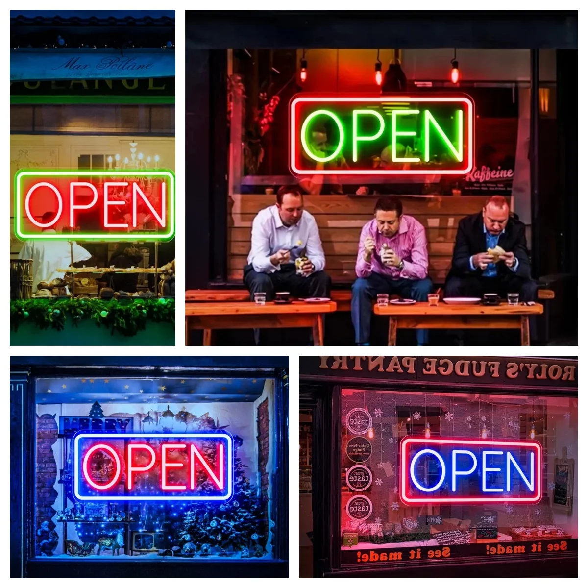 

Modern Open Sign, Open Neon Sign, ,Open Light Up Sign, Open Bar Neon Light, Restaurant Bar Shop Store Wall Decor