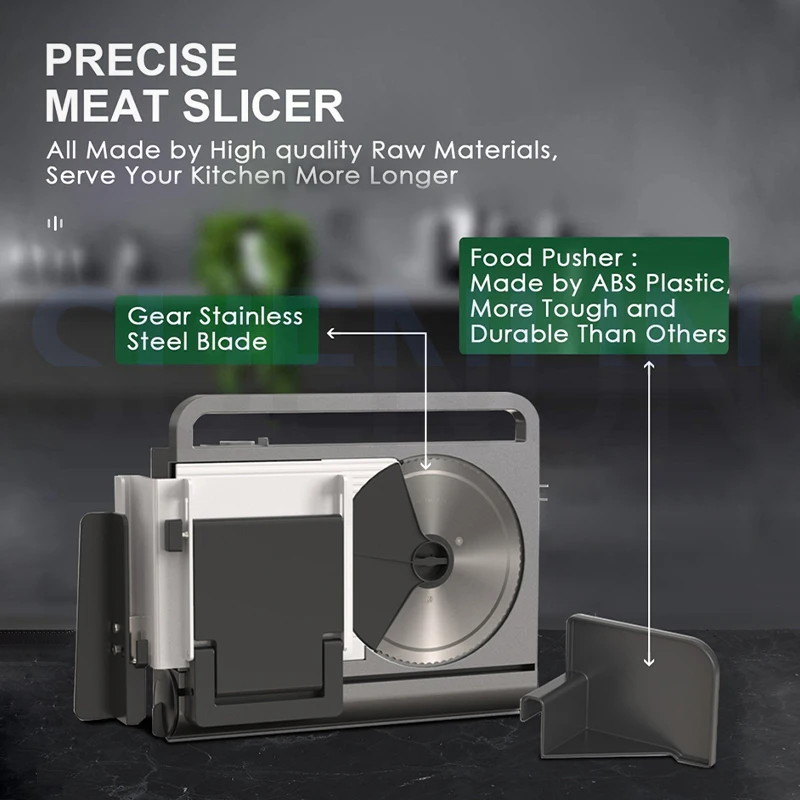 قطاعة اللحوم متعددة الوظائف، قطاعة الطعام القابلة للطي، قطاعة لحم البقر الأوتوماتيكية، قطاعة الخبز، قطاعة الخضار