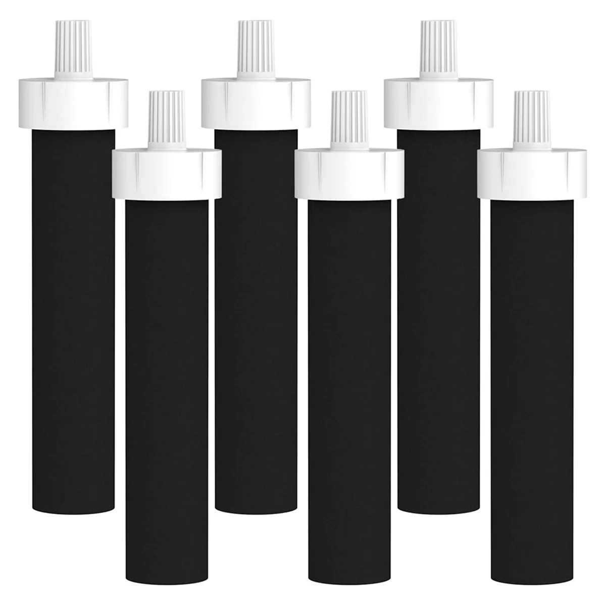 Water Bottle Filters, Replacement for BB06, Hard Sided Water Bottle Filter, 6 Count