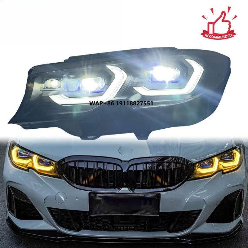 

SJC Car Lights for G20 Headlight Projector 2019-2021 G28 G80 Head Lamp 320i 325i 330i DRL Signal Auto Accessories