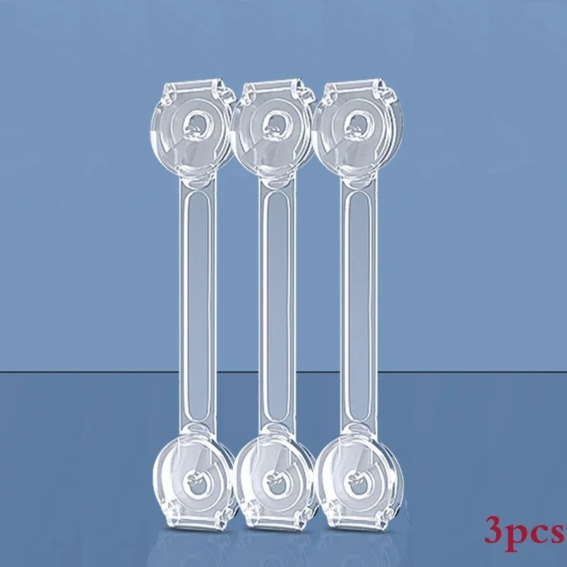 3/5Pcs เด็กตู้ล็อคสายรัดลิ้นชักล็อคเด็ก Anti-เปิดตู้เย็นล็อคบ้านเด็ก Anti-Pinch ป้องกันความปลอดภัยหัวเข็มขัด
