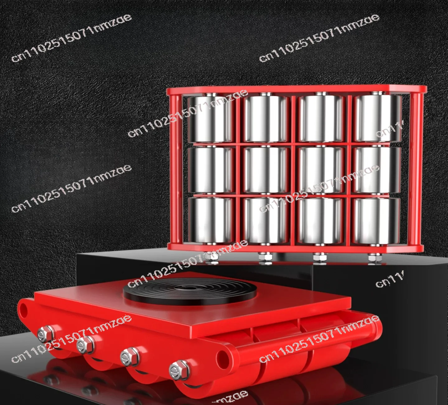 6 Ton Industrial Platform Wheel, Heavy Duty Mobile Universal Caster for Large Equipment & Tank