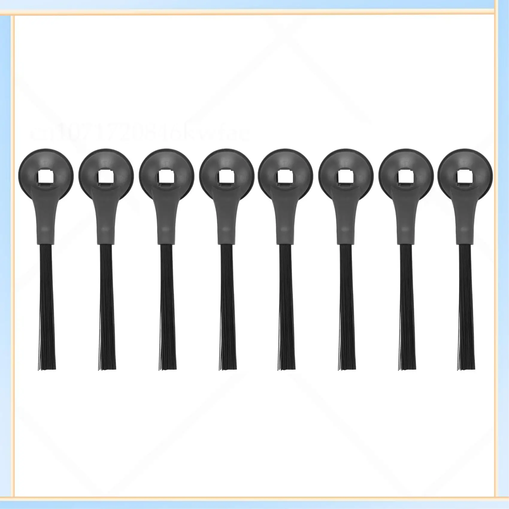 

-A60I 8 Pack Side Brushes Replacement Part Suitable For Shark IQ Self-Empty Base RV1001AE Robot Vacuum Cleaner