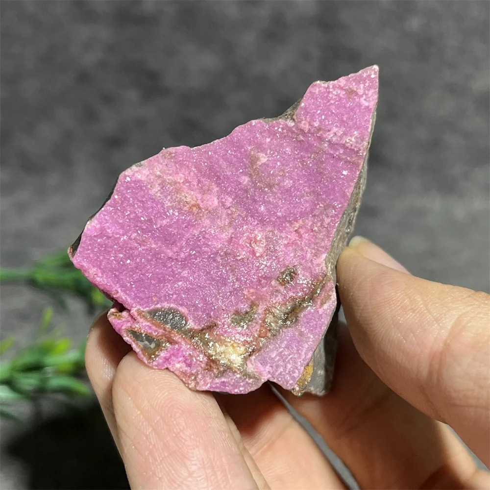 Crystal Natural Cobalt Square Solution Pink Specimen Stone Quartz Raw Gemstone Mineral Reiki Home Decoration Feng Shui Healing