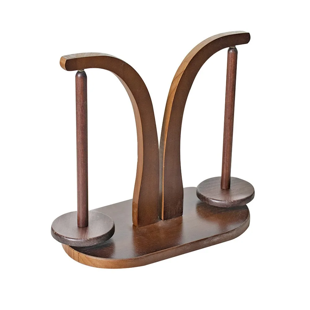 耐久性のある木製毛糸ホルダー回転式磁気浮上毛糸スピナーかぎ針編み手作りウール毛糸ワインダー編み物アクセサリー