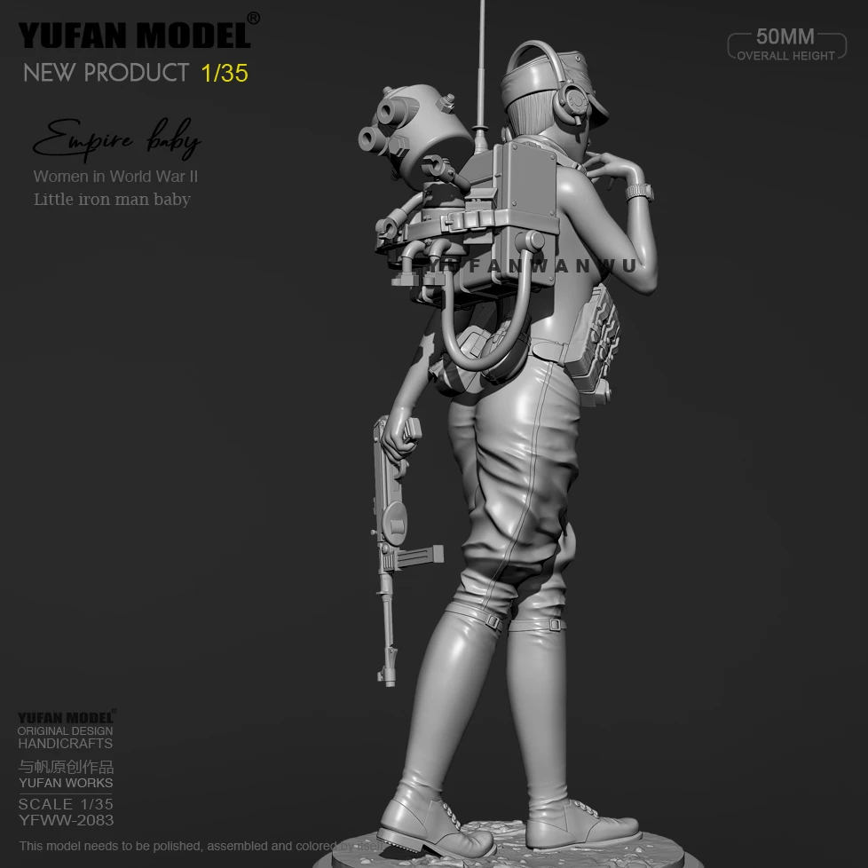 1/35 YUFAN Resin model kits figure beauty colorless and self-assembled YFWW35-2080