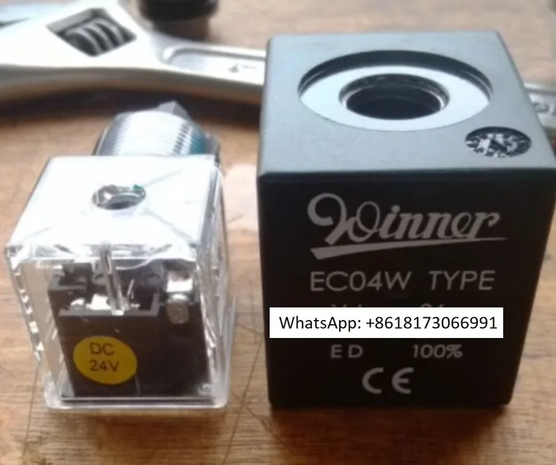 

Taiwan Wuhan Machinery WINNER solenoid valve coil EC04W TYPE RAC 220V